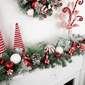 Northlight 6ft. Flocked Pine Christmas Garland with Ornaments - image 3