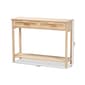 Baxton Studio Sebille Light Brown Wood 2-Drawer Console Table - image 8