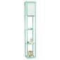 Simple Designs Floor Lamp Organizer Storage Shelf w/2 USB Ports - image 3