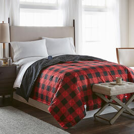 Micro Flannel&#174; 7 Layers of Warmth&#174; Buffalo Check Electric Blanket