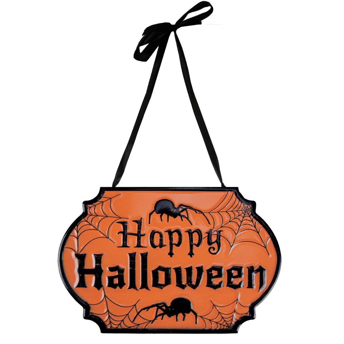 Northlight Seasonal 10in Happy Halloween Cauldron Metal...