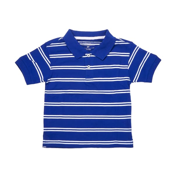 Toddler Boy Architect(R) Stripe Pique Short Sleeve Polo - image 