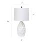 Elegant Designs Resin Table Lamp w/Fabric Shade - image 5