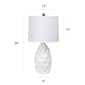 Elegant Designs Resin Table Lamp w/Fabric Shade - image 5