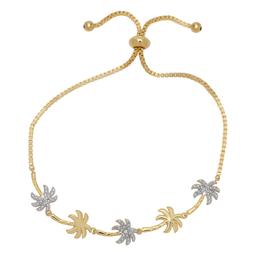 Accents by Gianni Argento Diamond Accent Palm Tree Bracelet