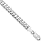 Gold Classics&#40;tm&#41; 6.25mm. White Gold Beveled Curb Bracelet - image 1