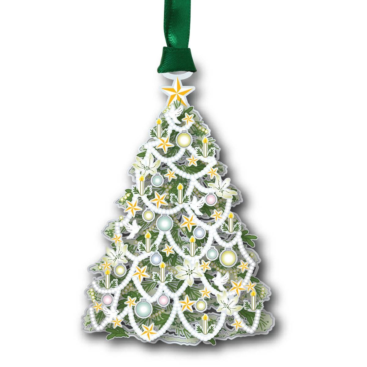 Beacon Design White Christmas Tree Ornament