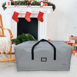 Northlight Seasonal Grey and Black Multipurpose Storage Bag