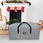 Northlight Seasonal Grey and Black Multipurpose Storage Bag - image 2