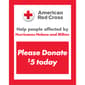 American Red Cross Hurricane Relief Donation - image 1