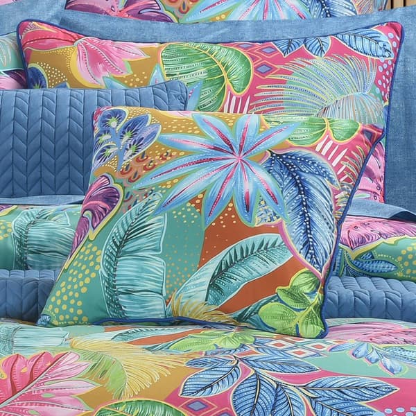 J. Queen New York Hanalei 18in. Square Decorative Throw Pillow