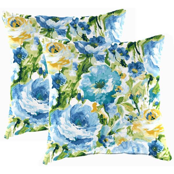 Jordan Manufacturing Lessandra Outdoor Toss Pillows - Set of 2 - image 