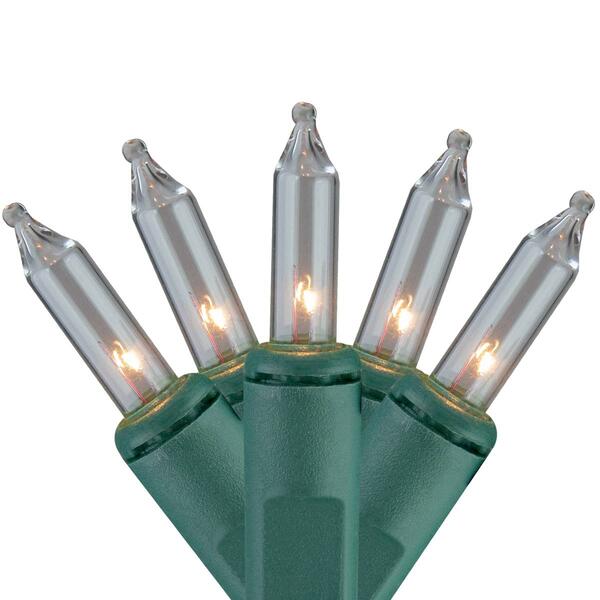 150ct Clear Everglow 8-Function Mini Christmas Lights - 37.5ft  G - image 