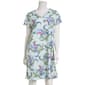 Petite Karen Neuburger Short Sleeve Floral Paisley Nightshirt - image 1
