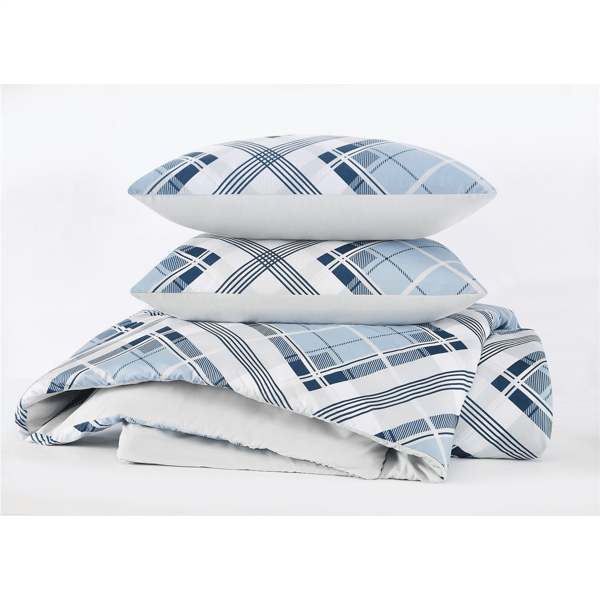 Truly Soft Lars Plaid 3pc. Reversible Comforter Set