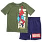 Boys (4-7) Marvel Spider-Man 2pc. Tee & Knit Shorts Set - Green - image 2
