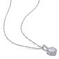 Diamond Classics&#8482; 10kt. Created Moissanite Heart Necklace - image 2