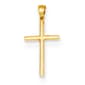 Unisex Gold Classics&#40;tm&#41; 14kt. Yellow Gold Cross Pendant - image 1