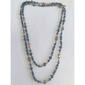 Ashley Cooper(tm) Shiny Gold-Tone Blue & Green Bead 2-Row Necklace - image 1