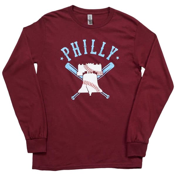 Mens Philly Slugger Tailgate Long Sleeve Tee - image 