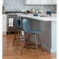 LumiSource Pebble Mid-Century Modern Counter Stools - Set of 2 - image 8