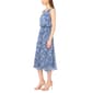 Womens MSK Sleeveless Chiffon Floral Tie Waist A-Line Dress - image 3