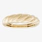 Gold Classics(tm) 14kt. Yellow Gold Dome Croissant Ring - image 1