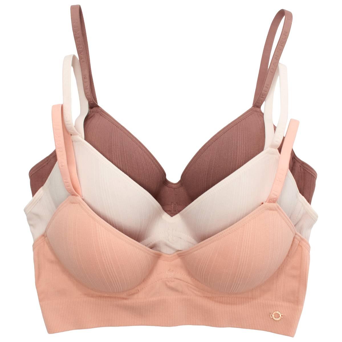 Open Video Modal for Womens Danskin 3Pk Seamless Molded Bra DS3951-3PKT