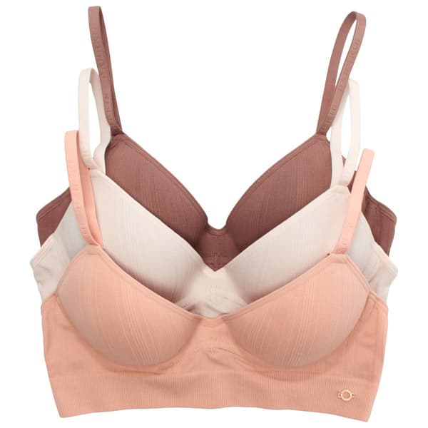 Womens Danskin 3Pk Seamless Molded Bra DS3951-3PKT - image 