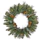 National Tree 30in. North Conway Wreath w/ 100 Clear Lights - image 1