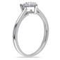 Diamond Classics&#8482; 10kt. White Gold 1/4ct. Diamond Heart Ring - image 2