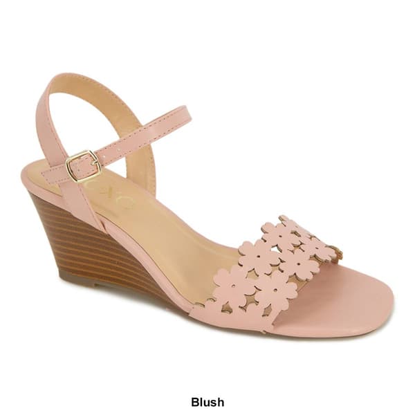 Womens XOXO Luis Wedge Slingback Sandals