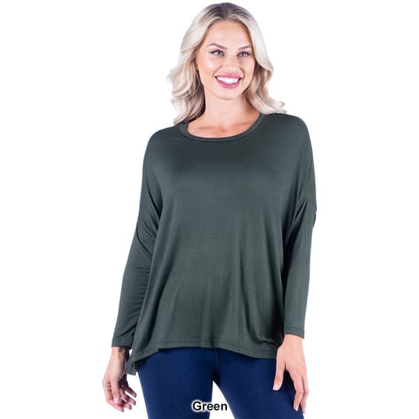 Womens 24/7 Comfort Apparel Oversized Dolman Tee
