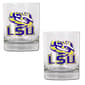 NCAA Louisiana State Tigers 2pc. Rocks Glass Set - image 1