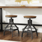 Linon Home Decor Hawkford Adjustable Height Stool - Set of 2 - image 10