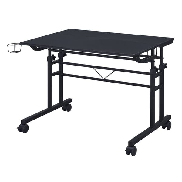 Techni Mobili Rolling Writing Desk w/ Height Adjustable Desktop