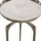 9th & Pike&#174; Contemporary Round Silver Aluminum Raised Edge Table - image 5