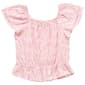 Girls (7-16) Star Ride® Ruffle Sleeve Smocked Ditsy Top - image 2
