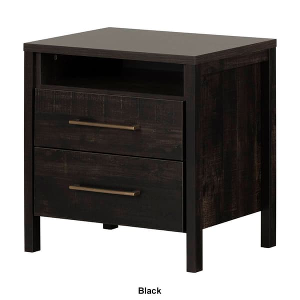 South Shore Gravity 2-Drawer Nightstand