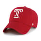 Mens Temple Clean Up Cap - Crimson Red - image 1