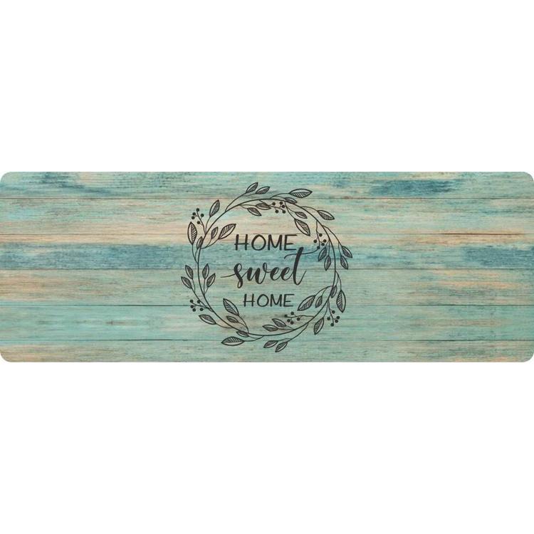 J&V Textiles Cloud Comfort Home Sweet Home Kitchen Mat