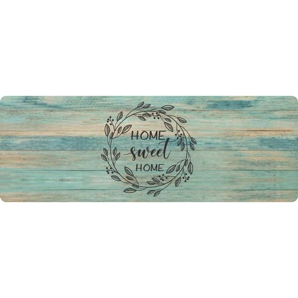 J&V Textiles Cloud Comfort Home Sweet Home Kitchen Mat - image 
