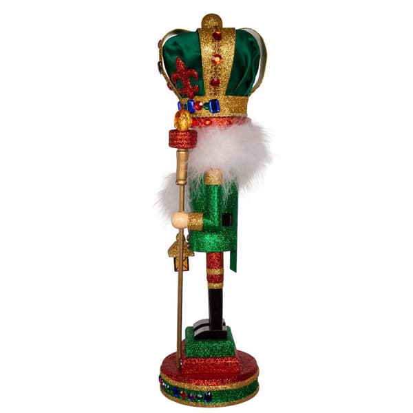 Kurt S. Adler 16in. Hollywood Nutcrackers Mardi Gras King