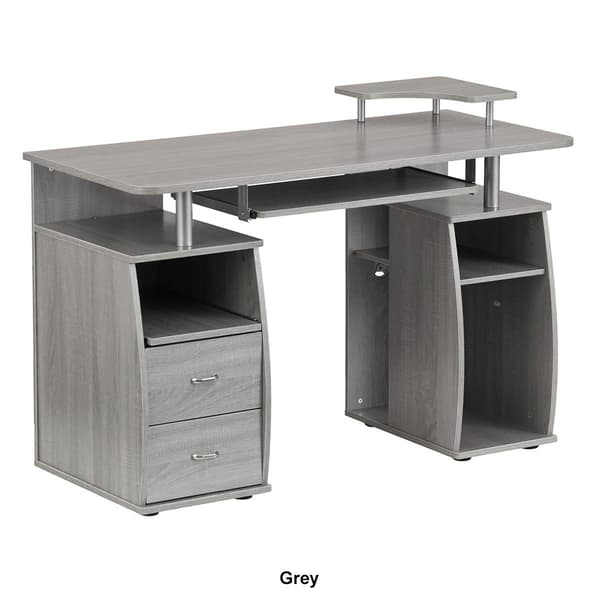 Techni Mobili Complete Computer Workstation Desk w/ Storage