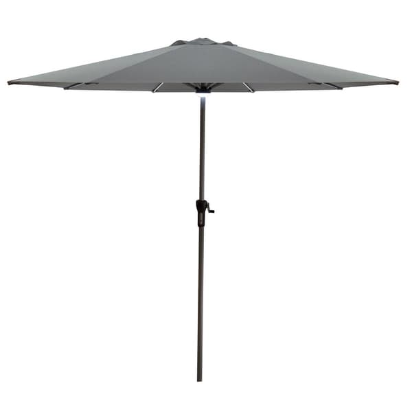 Northlight Seasonal 9ft. Solar Patio Market Tilted Umbrella