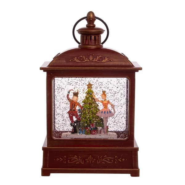 Kurt S. Adler 8in. Nutcracker Swirl Water Lantern - image 