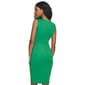 Womens Calvin Klein Sleeveless Solid Crepe Sheath Dress - image 2