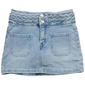 Girls (7-16) Jessica Simpson Denim Scooter w/ Braided Waist - image 1
