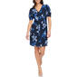 Womens Tommy Hilfiger Short Sleeve V-Neck Print Jersey Dress - image 1
