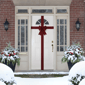 Northlight 14ft. Red Buffalo Plaid Christmas Door Bow - image 2